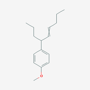molecular formula C16H24O B14198270 1-Methoxy-4-(non-5-en-4-yl)benzene CAS No. 917569-01-8