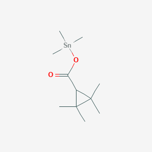 molecular formula C11H22O2Sn B14198322 Trimethyl[(2,2,3,3-tetramethylcyclopropane-1-carbonyl)oxy]stannane CAS No. 876032-40-5