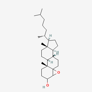 molecular formula C27H46O2 B14198406 4,5-Epoxycholestan-3-ol CAS No. 834882-13-2