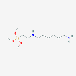 molecular formula C11H28N2O3Si B14198429 N~1~-[2-(Trimethoxysilyl)ethyl]hexane-1,6-diamine CAS No. 847256-03-5