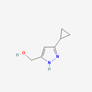 (3-cyclopropyl-1H-pyrazol-5-yl)methanol