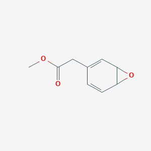 molecular formula C9H10O3 B14198459 Methyl (7-oxabicyclo[4.1.0]hepta-2,4-dien-3-yl)acetate CAS No. 832111-29-2
