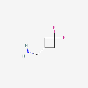 molecular formula C5H9F2N B1419847 (3,3-Difluorocyclobutyl)methanamine CAS No. 1159882-59-3
