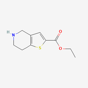 molecular formula C10H13NO2S B1419848 Ethyl 4,5,6,7-tetrahydrothieno[3,2-c]pyridine-2-carboxylate CAS No. 1080026-94-3