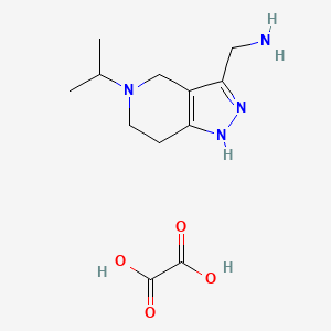 [(5-Isopropyl-4,5,6,7-tetrahydro-1H-pyrazolo-[4,3-c]pyridin-3-yl)methyl]amine oxalate