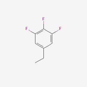 molecular formula C8H7F3 B14198571 5-Ethyl-1,2,3-trifluorobenzene CAS No. 923033-05-0