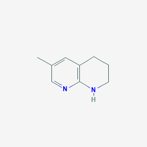 molecular formula C9H12N2 B1419864 6-Methyl-1,2,3,4-tetrahydro-1,8-naphthyridine CAS No. 1204297-42-6