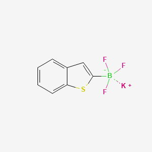 molecular formula C8H5BF3KS B1419868 Potassium benzo[b]thiophene-2-yltrifluoroborate CAS No. 661465-45-8