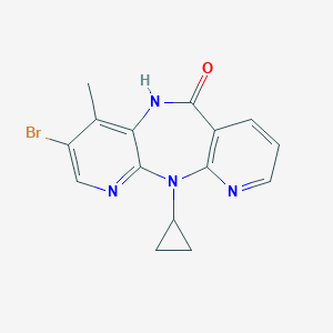 molecular formula C15H13BrN4O B141987 3-溴奈韦拉平 CAS No. 284686-21-1