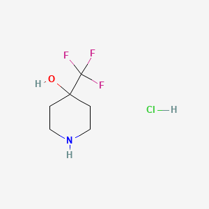 4-(Trifluoromethyl)piperidin-4-ol hydrochloride