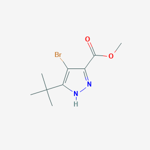 methyl 4-bromo-5-tert-butyl-1H-pyrazole-3-carboxylate