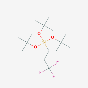 molecular formula C15H31F3O3Si B14198722 Tri-tert-butoxy(3,3,3-trifluoropropyl)silane CAS No. 921605-21-2