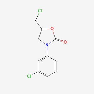 5-(Chloromethyl)-3-(3-chlorophenyl)-1,3-oxazolidin-2-one