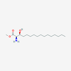 molecular formula C17H35NO3 B14198746 methyl (2R,3S)-2-amino-3-hydroxyhexadecanoate CAS No. 922193-18-8