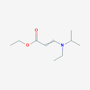 molecular formula C10H19NO2 B14198766 Ethyl 3-[ethyl(propan-2-yl)amino]prop-2-enoate CAS No. 832732-25-9