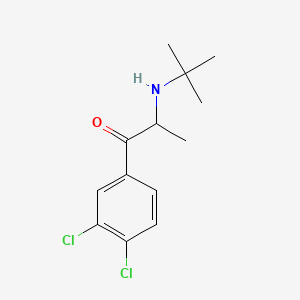 2-(Tert-butylamino)-1-(3,4-dichlorophenyl)propan-1-one