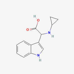 2-(cyclopropylamino)-2-(1H-indol-3-yl)acetic acid