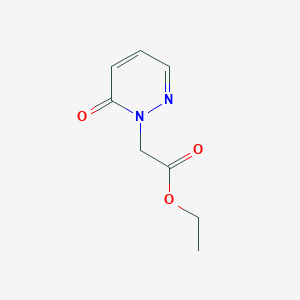 molecular formula C8H10N2O3 B1419884 Ethyl (6-oxopyridazin-1(6H)-yl)acetate CAS No. 874491-58-4