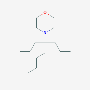 molecular formula C15H31NO B14198867 Morpholine, 4-(1,1-dipropylpentyl)- CAS No. 835654-18-7