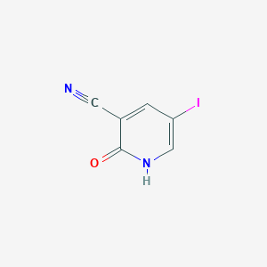 molecular formula C6H3IN2O B1419888 5-Iodo-2-oxo-1,2-dihydropyridine-3-carbonitrile CAS No. 766515-33-7