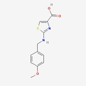 2-[(4-Methoxybenzyl)amino]-1,3-thiazole-4-carboxylic acid