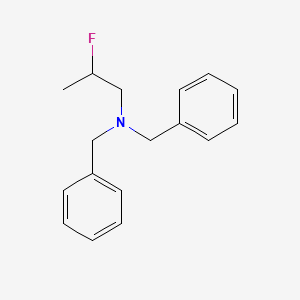 molecular formula C17H20FN B14198911 N,N-Dibenzyl-2-fluoropropan-1-amine CAS No. 850374-30-0