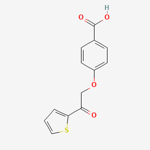 4-[2-Oxo-2-(2-thienyl)ethoxy]benzoic acid