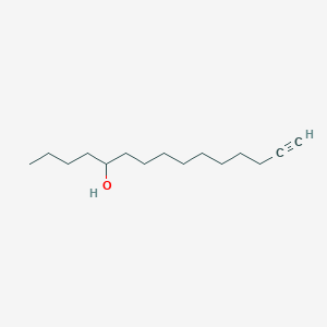molecular formula C15H28O B14198944 Pentadec-14-YN-5-OL CAS No. 832727-17-0