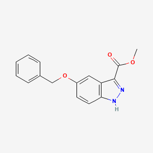 B1419901 methyl 5-(benzyloxy)-1H-indazole-3-carboxylate CAS No. 885278-62-6