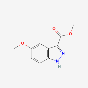 molecular formula C10H10N2O3 B1419903 methyl 5-methoxy-1H-indazole-3-carboxylate CAS No. 90915-65-4