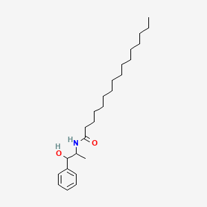 molecular formula C25H43NO2 B14199113 N-(1-Hydroxy-1-phenylpropan-2-YL)hexadecanamide CAS No. 919770-86-8