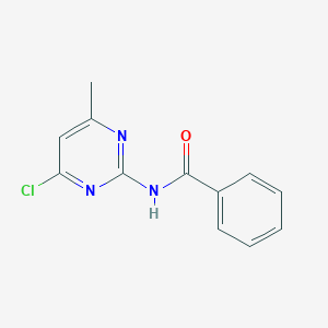 molecular formula C12H10ClN3O B1419912 N-(4-chloro-6-methylpyrimidin-2-yl)benzamide CAS No. 1204298-35-0