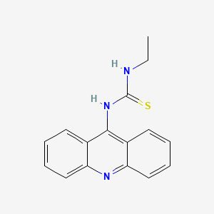 molecular formula C16H15N3S B14199238 N-Acridin-9-yl-N'-ethylthiourea CAS No. 848902-79-4