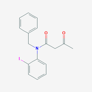 molecular formula C17H16INO2 B14199271 N-Benzyl-N-(2-iodophenyl)-3-oxobutanamide CAS No. 922142-14-1