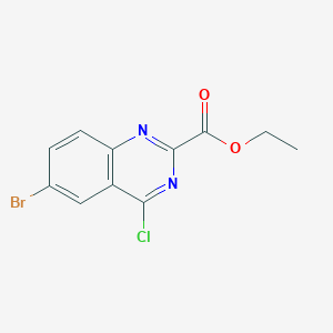 Ethyl 6-bromo-4-chloroquinazoline-2-carboxylate