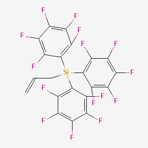 molecular formula C21H5F15Si B14199310 Tris(pentafluorophenyl)(prop-2-en-1-yl)silane CAS No. 856170-67-7