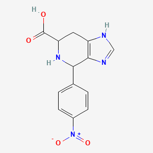 4-(4-Nitrophenyl)-4,5,6,7-tetrahydro-3H-imidazo[4,5-c]pyridine-6-carboxylic acid