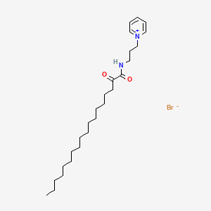 molecular formula C26H45BrN2O2 B14199372 Pyridinium, 1-[3-[(1,2-dioxooctadecyl)amino]propyl]-, bromide CAS No. 850786-18-4