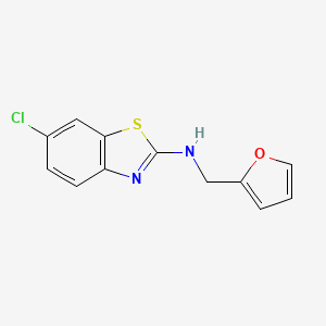 6-chloro-N-(2-furylmethyl)-1,3-benzothiazol-2-amine