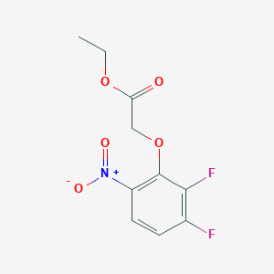 molecular formula C10H9F2NO5 B14199542 Ethyl (2,3-difluoro-6-nitrophenoxy)acetate CAS No. 921611-70-3