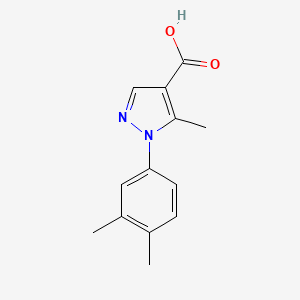 1-(3,4-Dimethylphenyl)-5-methylpyrazole-4-carboxylic acid