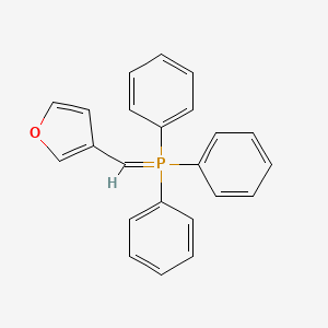 molecular formula C23H19OP B14199595 Phosphine, (3-furanylmethylene)triphenyl- CAS No. 919103-38-1
