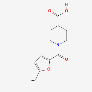 molecular formula C13H17NO4 B1419964 1-(5-Ethylfuran-2-carbonyl)piperidine-4-carboxylic acid CAS No. 1094630-18-8