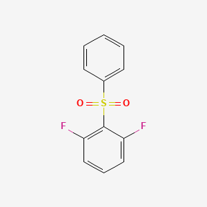 molecular formula C12H8F2O2S B14199641 2-(Benzenesulfonyl)-1,3-difluorobenzene CAS No. 874640-64-9