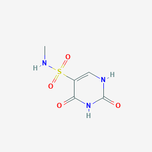 molecular formula C5H7N3O4S B1419965 N-methyl-2,4-dioxo-1,2,3,4-tetrahydropyrimidine-5-sulfonamide CAS No. 1094715-34-0