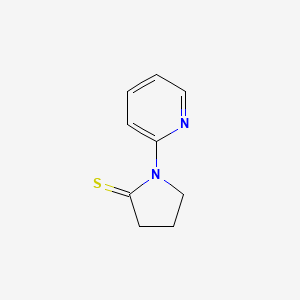 molecular formula C9H10N2S B14199667 1-(Pyridin-2-yl)pyrrolidine-2-thione CAS No. 848614-65-3