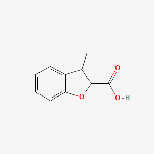molecular formula C10H10O3 B1419968 3-Methyl-2,3-dihydrobenzofuran-2-carboxylic acid CAS No. 230293-43-3