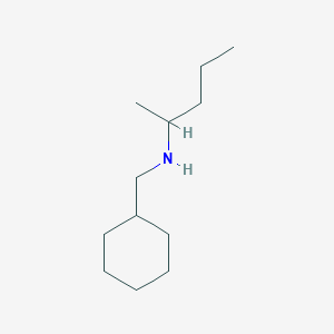 molecular formula C12H25N B1419974 (Cyclohexylmethyl)(1-methylbutyl)amine CAS No. 706823-11-2