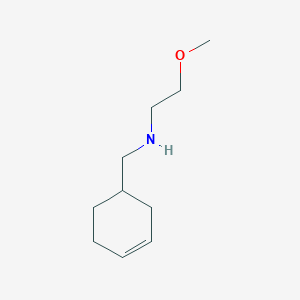 molecular formula C10H19NO B1419976 (Cyclohex-3-en-1-ylmethyl)(2-methoxyethyl)amine CAS No. 1038272-21-7
