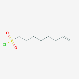 molecular formula C8H15ClO2S B14199820 Oct-7-ene-1-sulfonyl chloride CAS No. 923279-52-1